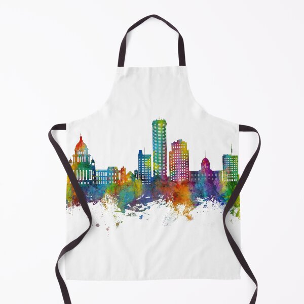 Aperçu de l'œuvre Springfield Illinois Skyline créée et vendue par ArtPrints.