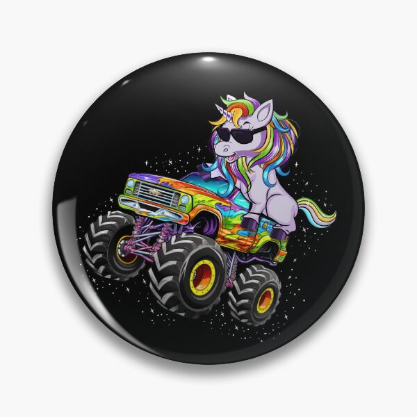 Item preview, Unicorn Riding Monster Truck Funny Kids Unicorn Lover designed and sold by Designer-Girl.