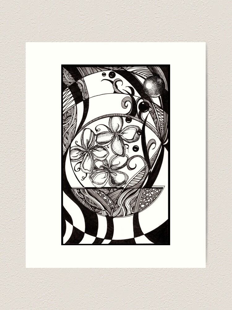 Thumbnail 2 of 3, Art Print, Planted, Ink Drawing designed and sold by Danielle Scott.