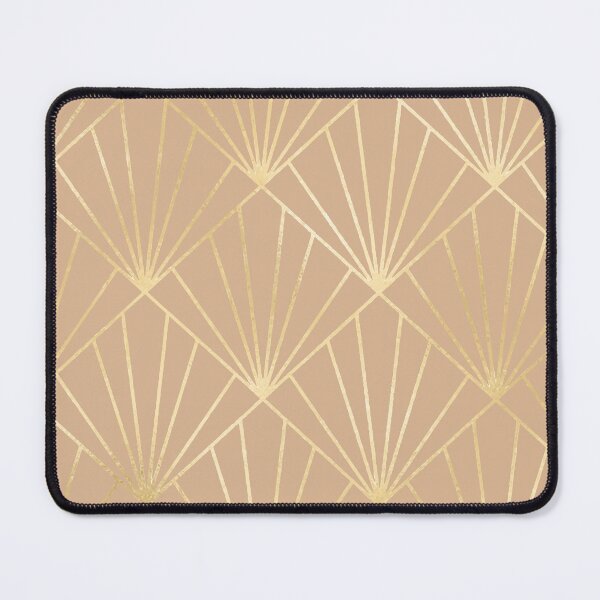 Item preview, Peach Gold Geometrical designed and sold by RUMI-ART-PLANET.