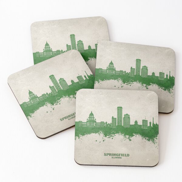 Item preview, Springfield Illinois Skyline designed and sold by ArtPrints.