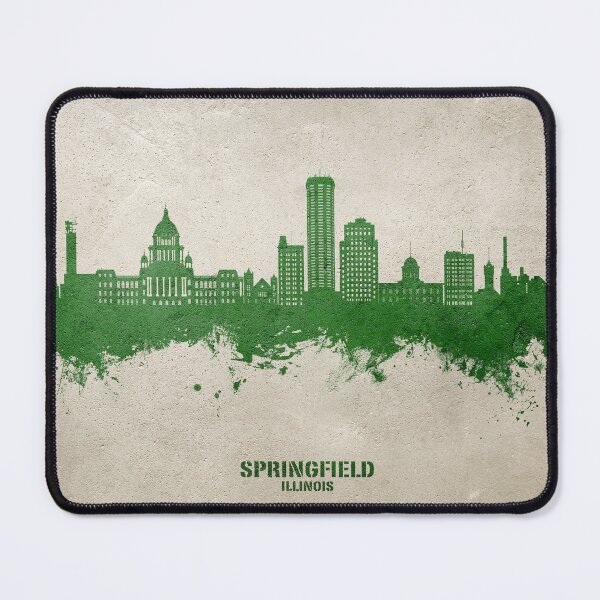 Item preview, Springfield Illinois Skyline designed and sold by ArtPrints.