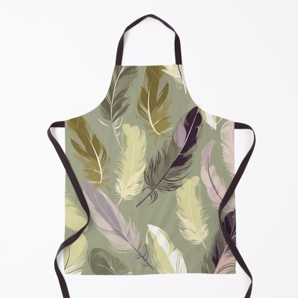 Artikelvorschau, Feathers - Lavender, olive green, beige, gray, silver entworfen und verkauft von Highlandkings.