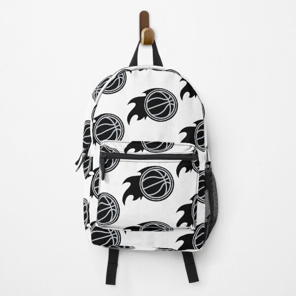 Item preview, Basketball with flames black white designed and sold by Tarroi.