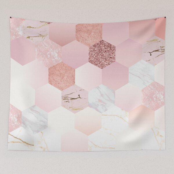 Item preview, Pastel pink Gold Marble designed and sold by RUMI-ART-PLANET.