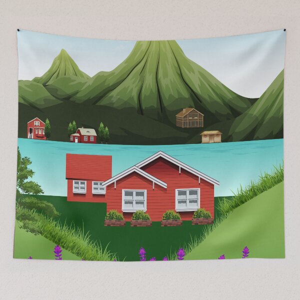 Item preview, Norwegian landscape designed and sold by Design4uStudio.