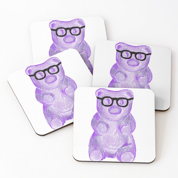 Item preview, Gummy bear geek nerd glasses designed and sold by Gummybeargeek.