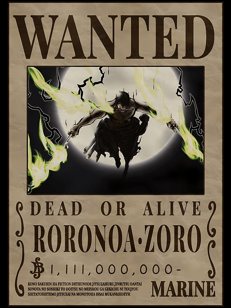 Roronoa Zoro Poster for Sale by AaronWeedo, one piece zoro 