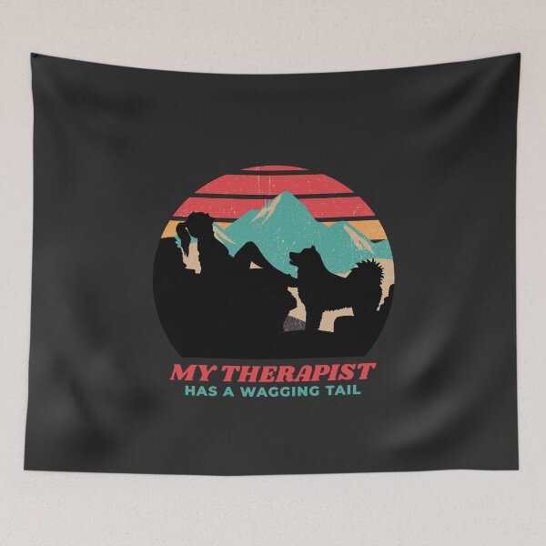 Item preview, My Therapist Has A Wagging Tail Husky Gift  designed and sold by Guarddogdrive.