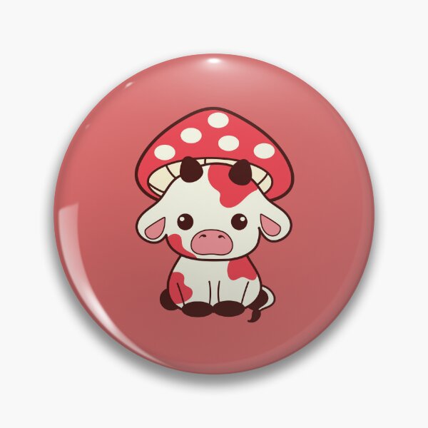 Item preview, Mushroom cow sitting designed and sold by SunMoonMilk.