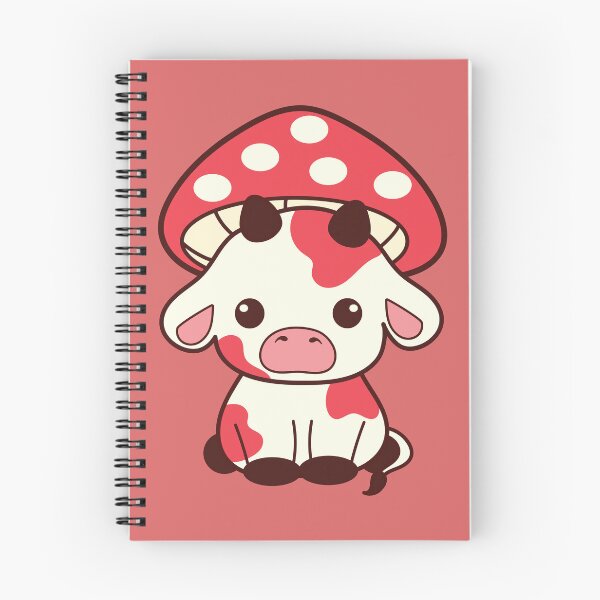 Item preview, Mushroom cow sitting designed and sold by SunMoonMilk.