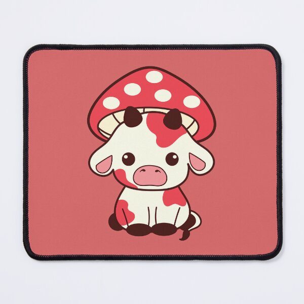 Item preview, Mushroom cow sitting designed and sold by SunMoonMilk.