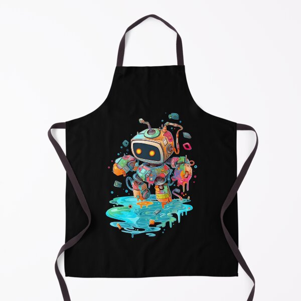 Item preview, Funny Robot - Retro, funny designed and sold by Soraia Freire.
