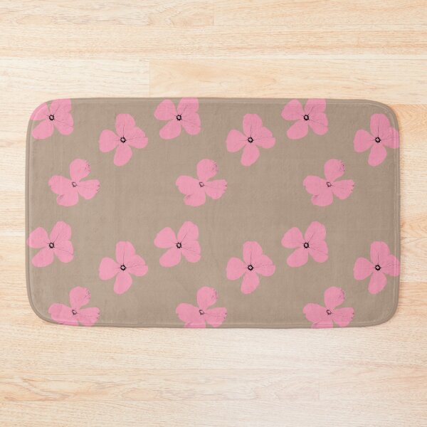 Item preview, pink flowers pattern Beige designed and sold by joymikim.