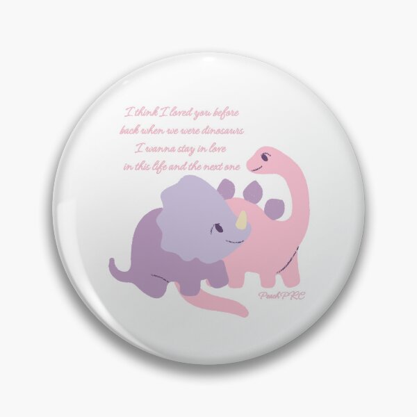 Item preview, Loved You Before Cute Pink Dinosaur Lyrics designed and sold by doria-photos.