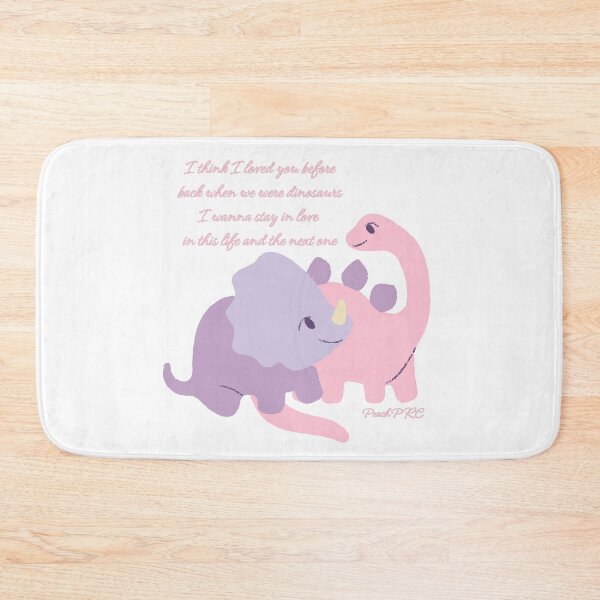 Item preview, Loved You Before Cute Pink Dinosaur Lyrics designed and sold by doria-photos.