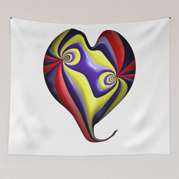 Item preview, An inflatable heart  in bright colors. designed and sold by Robin3DT.
