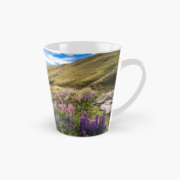 Item preview, Lupines fields on the side of the road in New Zealand designed and sold by Danielasphotos.