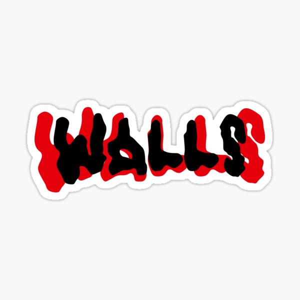 Louis Tomlinson WALLS Red Stickers Sticker Pack 1d Merch 