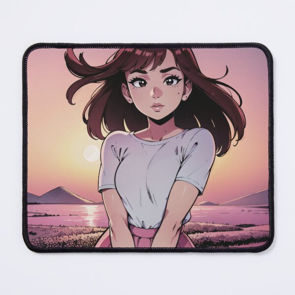 Item preview, Anime Sunset babe designed and sold by Purrfect Aiart.