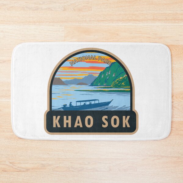 Item preview, Khao Sok National Park Thailand Travel Art designed and sold by KrisSidDesigns.