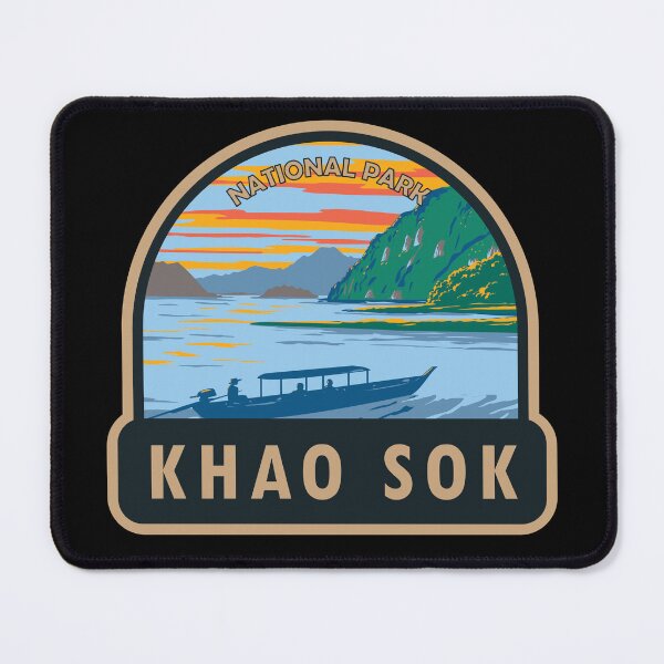 Item preview, Khao Sok National Park Thailand Travel Art designed and sold by KrisSidDesigns.