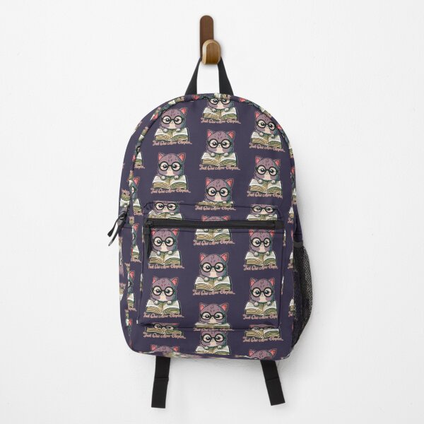 Item preview, Little Cat with Glasses Reading a Book | Just One More Chapter designed and sold by Niktarka.