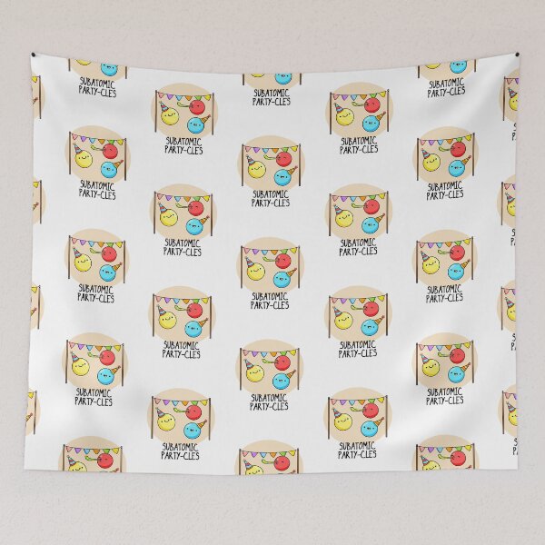 Item preview, Sub Atomic Party-cles Funny Science Puns  designed and sold by punnybone.