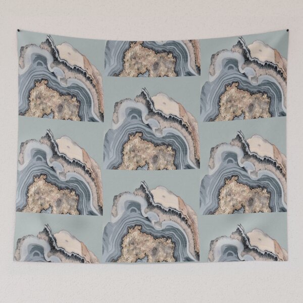 Item preview, Crystalline structures of a gray geode designed and sold by AnnabellaRh.