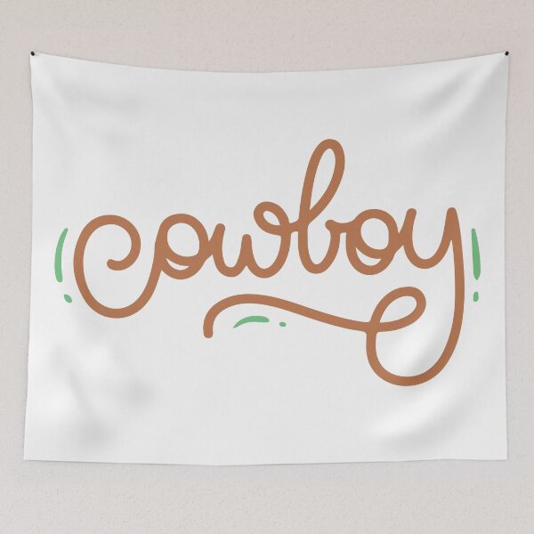 Item preview, Cowboy Text Art Design  designed and sold by Harsh  Katariya.