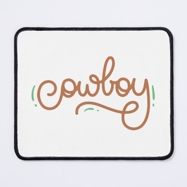 Item preview, Cowboy Text Art Design designed and sold by Harsh Katariya.