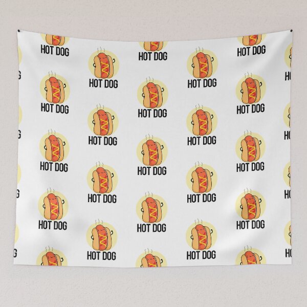 Item preview, Hot Dog Funny Hot Dog Food Puns  designed and sold by punnybone.