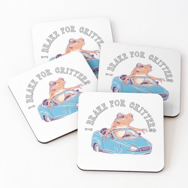 Item preview, I BRAKE FOR CRITTERS designed and sold by Tee Studio.