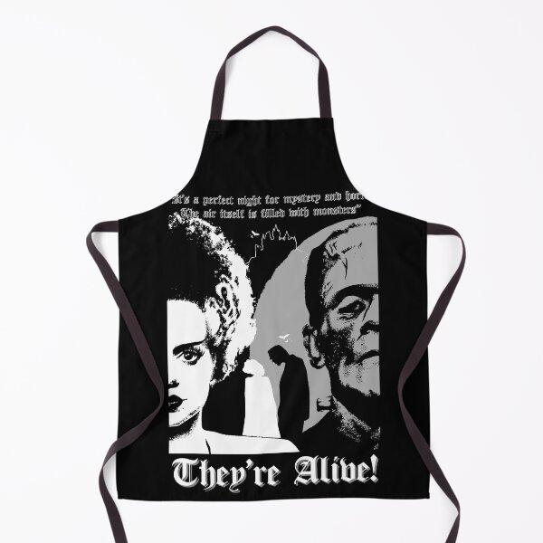 Item preview, Frankenstein, It’s Alive, Bride of Frankenstein, Horror Classic Movie Monsters, Retro Vintage Art, Goth Couple, Spooky Cute GIft, Halloween Tshirt, Gothic Aesthetic designed and sold by SSINAMOON.
