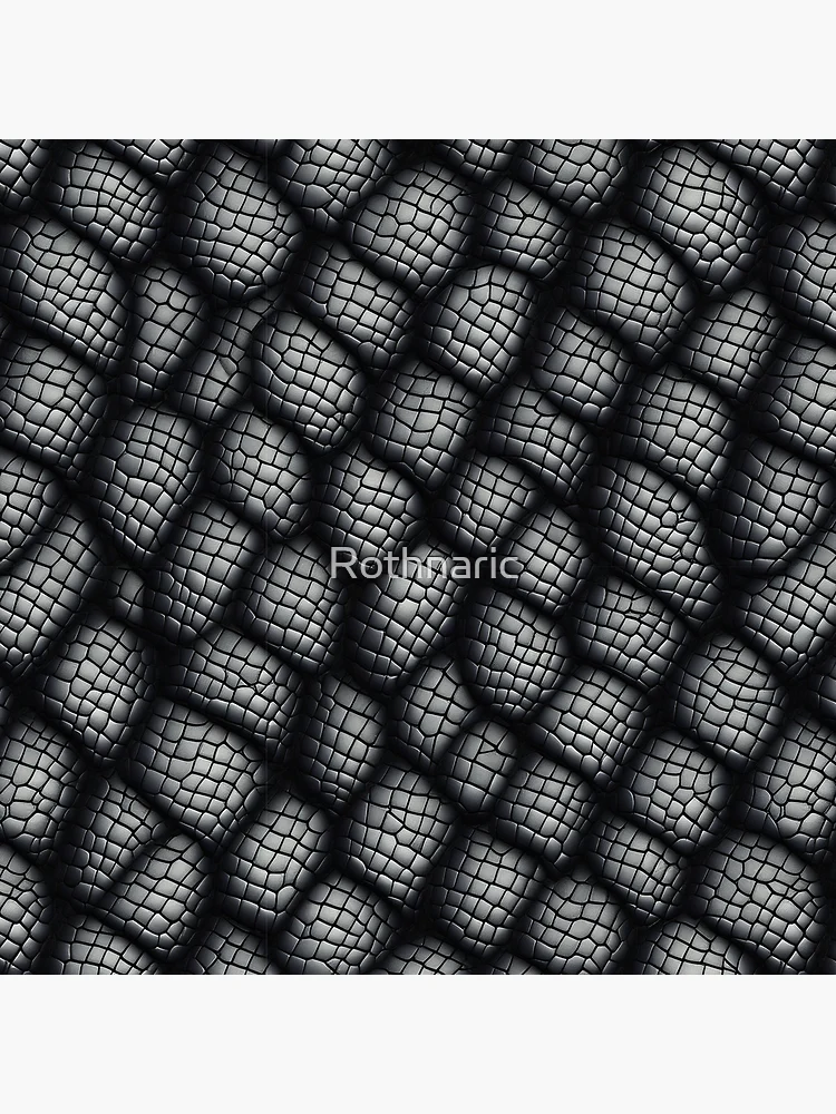 Thumbnail 4 of 4, Clock, Dragon scales pattern designed and sold by Rothnaric.