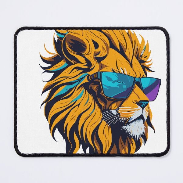 Item preview, Cool Lion with Sunglasses designed and sold by ancient-times.