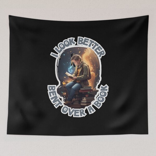Item preview, Intellectual Aura - I Look Better Bent Over a Book designed and sold by ElLocoMus.