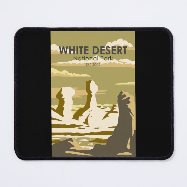 Item preview, White Desert National Park Egypt Travel Art Vintage designed and sold by KrisSidDesigns.