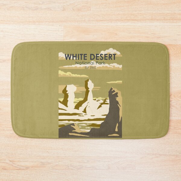 Item preview, White Desert National Park Egypt Travel Art Vintage designed and sold by KrisSidDesigns.