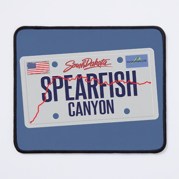 Item preview, Spearfish Canyon South Dakota Black Hills USA Motorcycle Sticker T-Shirt 01 designed and sold by OuterShellUK.