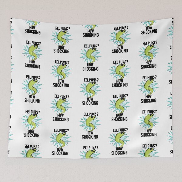 Item preview, Eel Puns How Shocking Funny Animal Puns  designed and sold by punnybone.