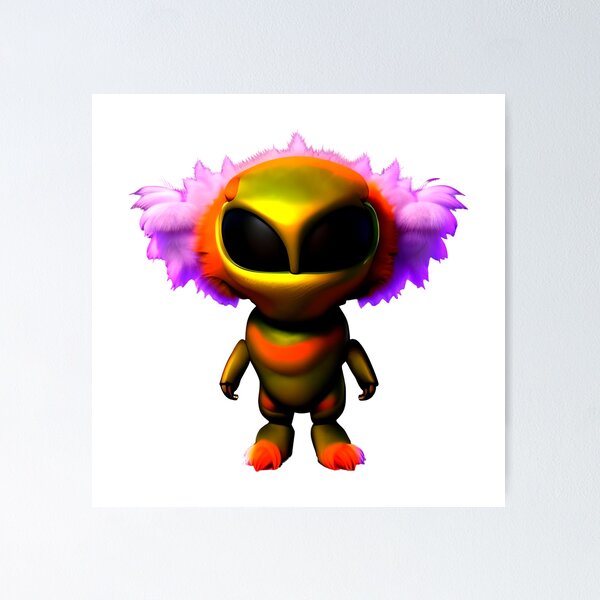 Artikelvorschau, Qhins Alien entworfen und verkauft von UglyAliensInc.