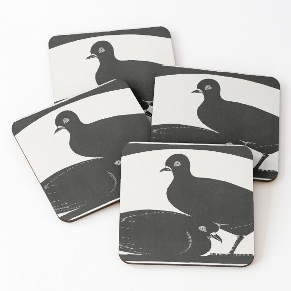 Item preview, Two Pigeons Samuel Jessurun de Mesquita Block Print designed and sold by ellanely.