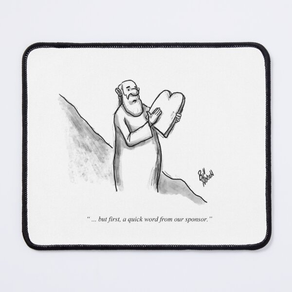 Item preview, Classic Moses and the Ten Commandments Cartoon designed and sold by abbottoons.