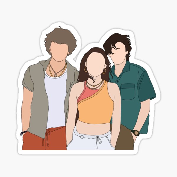 The Summer I Turned Pretty - Belly, Jeremiah & Conrad Sticker for