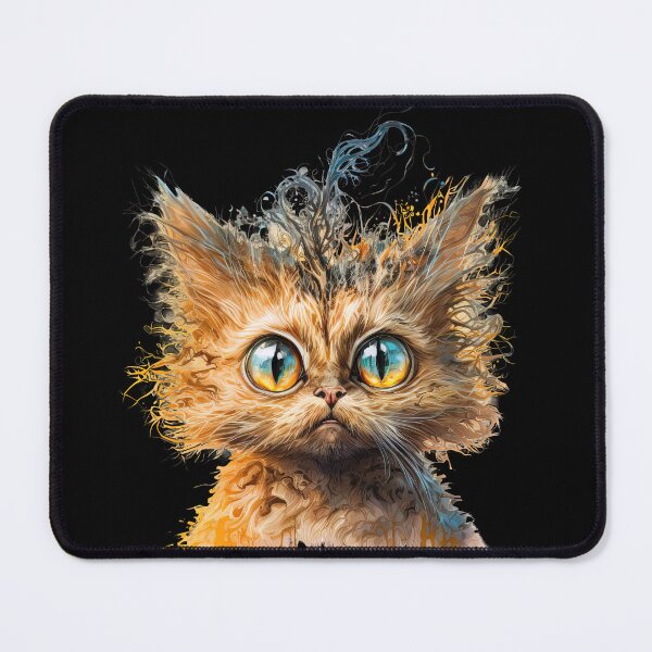 Item preview, Cute Hairy Cat, Red Cute Kitten designed and sold by MoonFoxDesign.