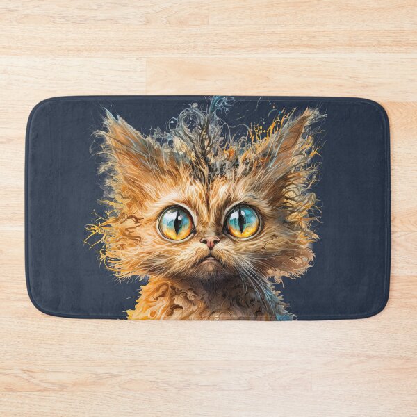 Item preview, Cute Hairy Cat, Red Cute Kitten designed and sold by MoonFoxDesign.