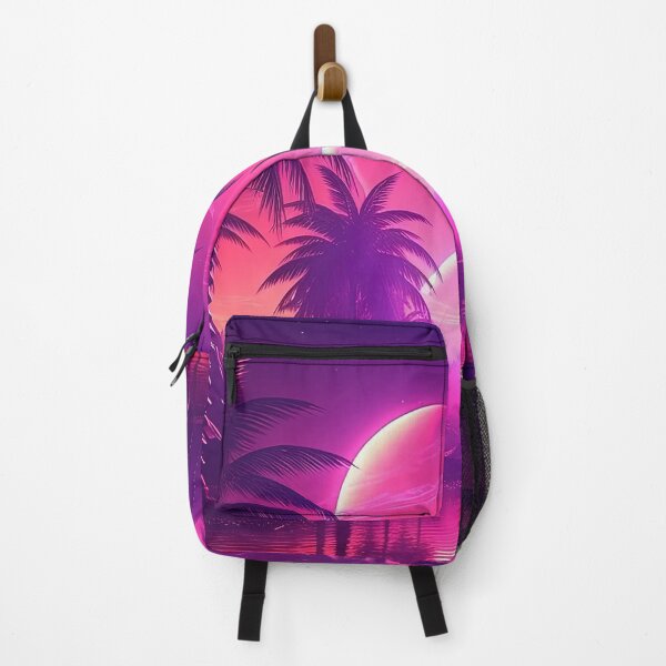 Item preview, Sunset Serenade: Tropical Synthwave Dreams designed and sold by Mullet Monkey.