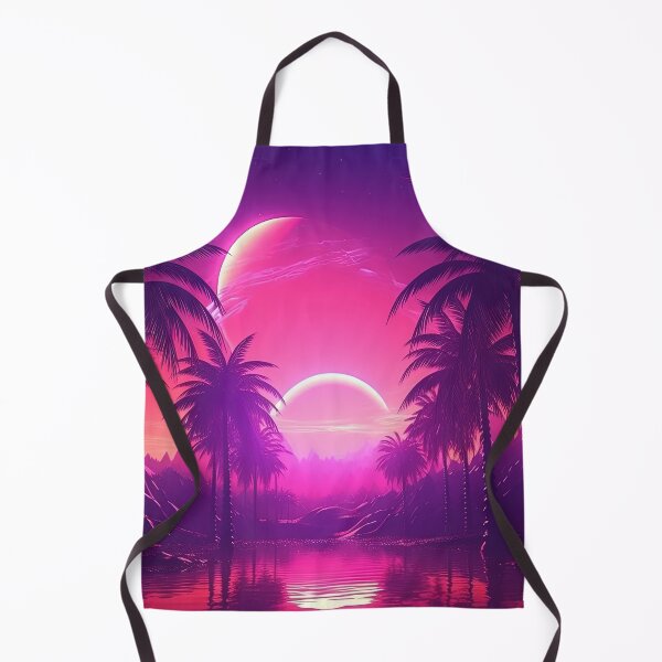 Item preview, Sunset Serenade: Tropical Synthwave Dreams designed and sold by Mullet Monkey.