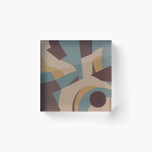 Item preview, Blue Brown Abstract  designed and sold by PlanetLucky.